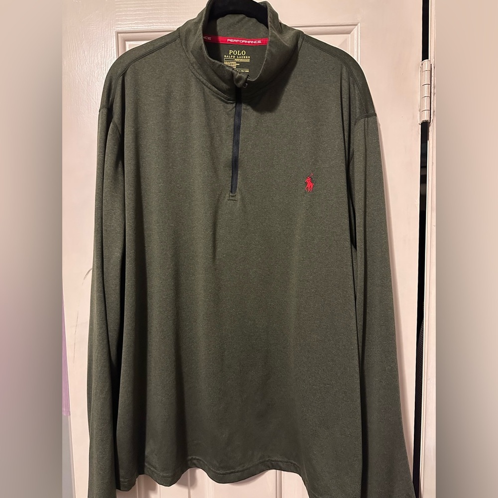 Polo Ralph Lauren Performance Quarter Zip Long Sleeve Pullover XXL
